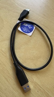 WD Western Digital USB 3.0 to Micro-B USB Cable Lead 400mm 4064-705107-000