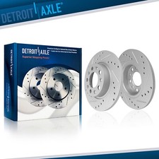 10.94 inch Rear Drilled Disc Brake Rotors for Jeep Compass Renegade Fiat 500X