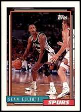 Sean Elliott #10 1992-93 Topps