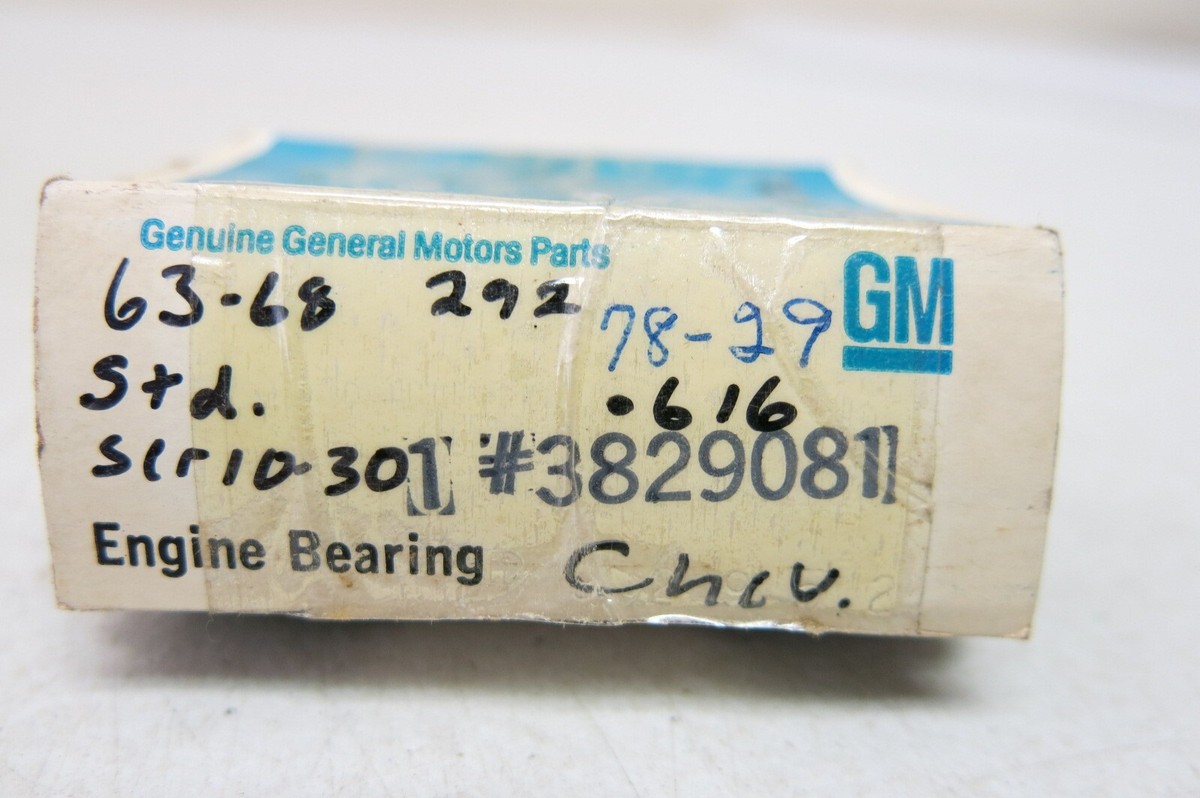 Vintage GM 3829081 Conrod Bearing STD fits 1963-1988 GM Vintage GM 3829081 Conrod Bearing STD fits 1963-1988 GM