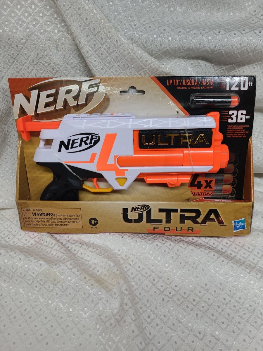 Nerf Ultra Four Blaster, Includes 4 Official Nerf Darts 