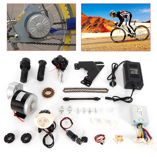 350W Bicicletta Elettrica Motore Kit 24V di Conversione Ciclismo Bici  22''-28'' | eBay