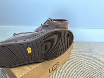 UGG Kaldwell Mens Size 9.5 Gray Chukka Ankle Boots Vibram Soles Walking Comfort Ugg kaldwell chukka size - Gem main image 4