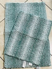 Bath Rugs Set of 2 pieces 21"x34"  17"x24" non slip New without Tags