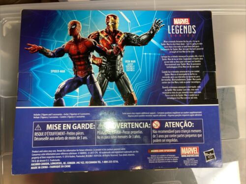 Marvel Legends Spider-Man Homecoming SPIDER-MAN & IRON MAN Sentry confezione da 2 nuovi con scatola - Foto 2 di 2