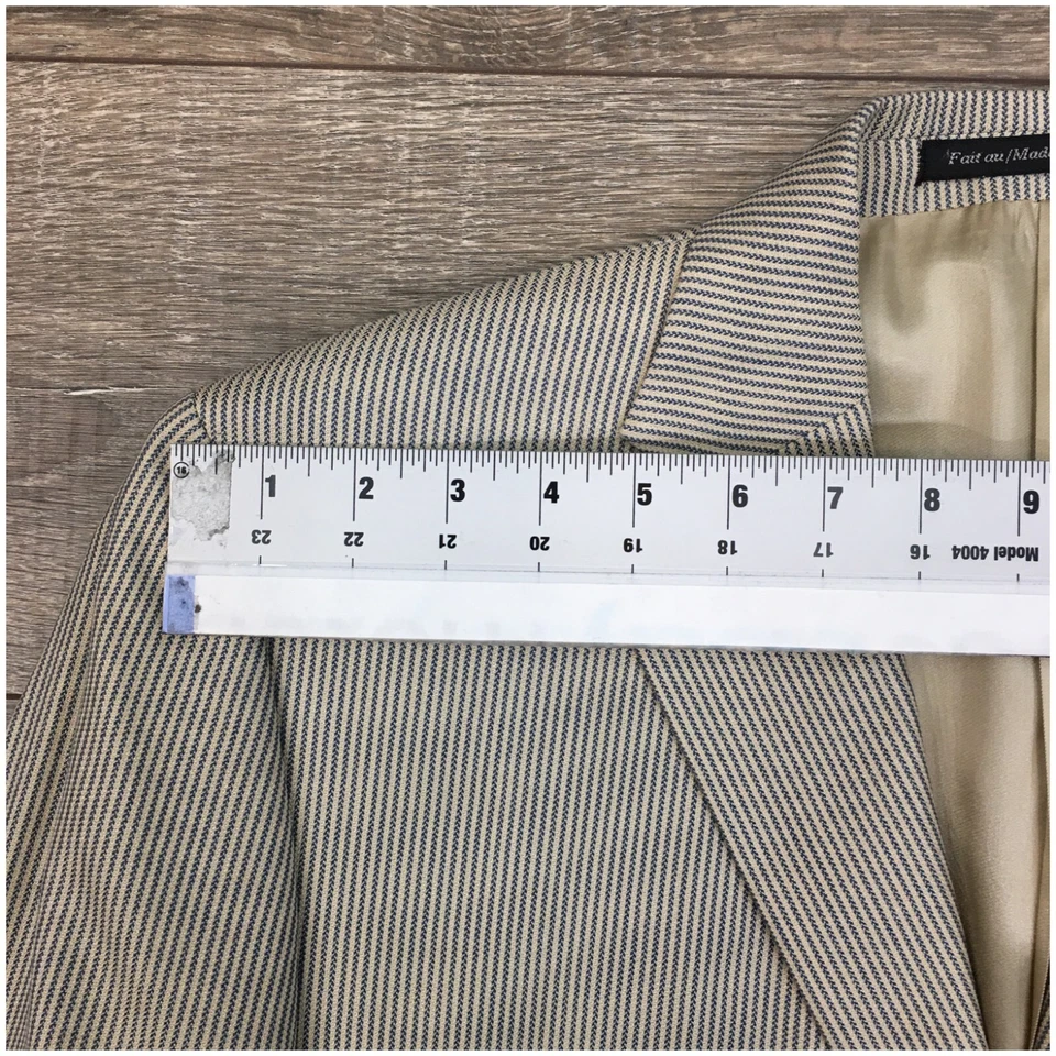 S.Cohen Mens Blazer Sport Coat Casual Jacket Size 42L Bamboo Wool Classic Suit - Image 4 of 4