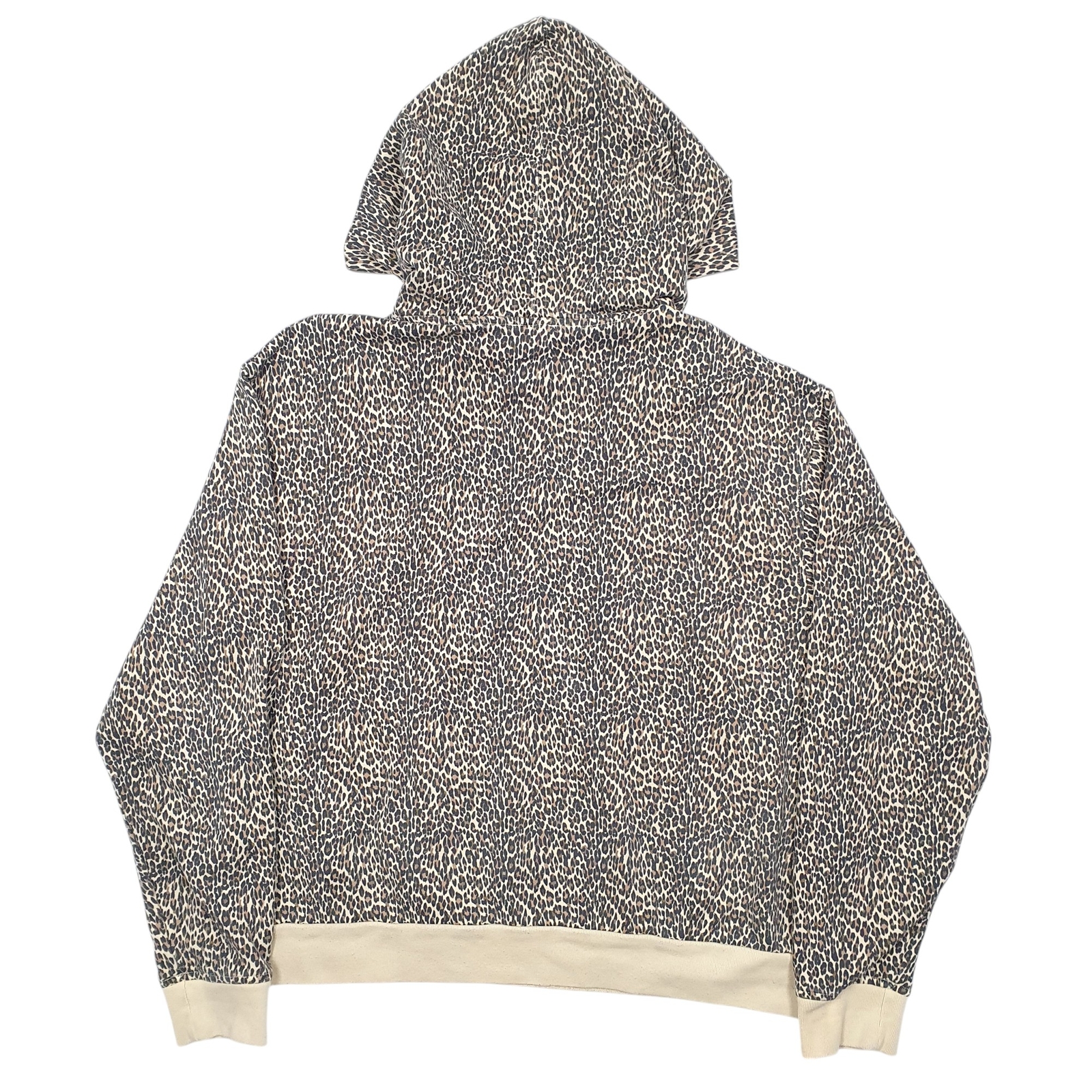 LEVIS Hoodie Leopard Print Jumper Sweatshirt Womens S image 3