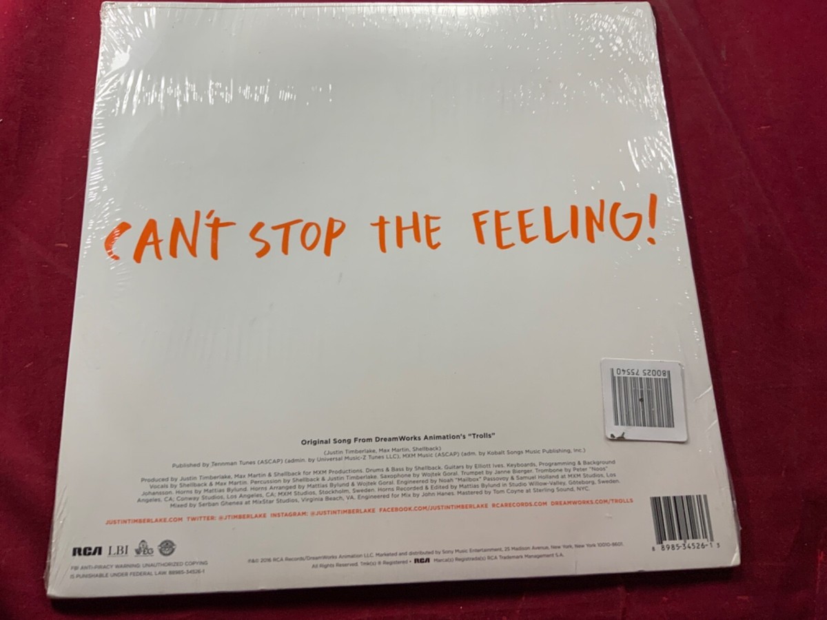 ⭐︎限定盤⭐︎Justin Timberlake / Can't Stop The W4-26 JUSTIN TIMBERLAKE Can't Stop The Feeling .. SEALED