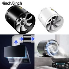 Multifunctional Powerful Mute Exhaust Fan 4'',6'' Pipe Vent Exhaust Fan-Duct