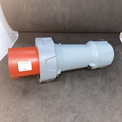 Mennekes 3308 Industrial Power Plug IP67 63A - 6h / 3P 50/60HZ 380-415V NEW