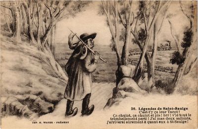 AK Folklore - Legenden von St-Saulge - C'est-t'y ca their Tacot (773644)