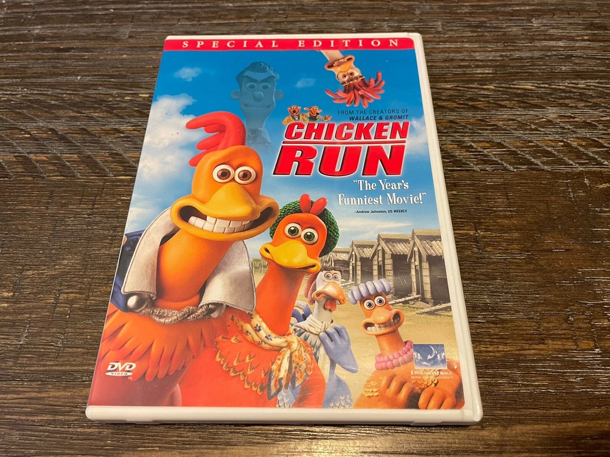 Chicken Run (DVD, 2000, Widescreen) Used