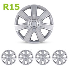 15 Inch Wheel Cover Rim Snap On Full Hub Caps Fit R15 Tire Steel Rim Set Of 4 15 Inch Wheel Cover Rim Snap On Full Hub Caps Fit R15 Tire Steel Rim Set Of 4