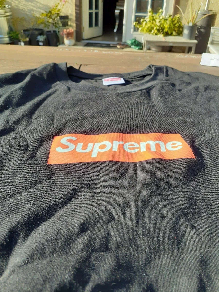 FW19 Supreme San Francisco Box Logo Tee Black Size L