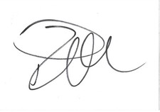Pamela Anderson "Baywatch" autograph signed 10x15 cm index card