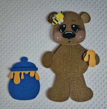 Little Honey Bear. Scrapbook, Card Making Paper Piecing