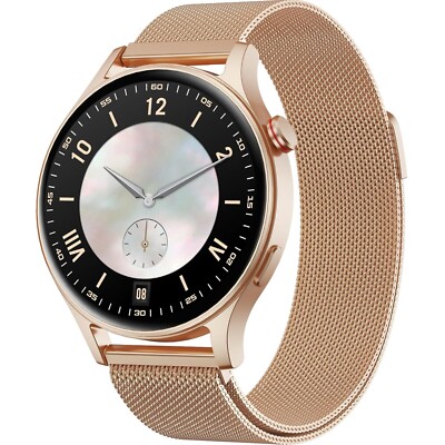 Elegante Smartwatch Damen Herren mit 1.32'' AMOLED-Display & 110+ Sportmodi
