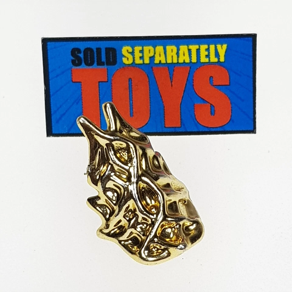 Vtg Skeleton Warriors Aracula WRIST GAUNTLET original gold weapon accessory part - Image 3 of 4