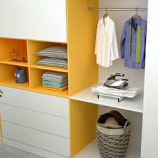 180 Rotate Retractable Ironing Board Closet Pull-Out in The Cabinet Wall-mount