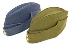 British Military 1940's Side Cap Army / RAF Kings Crown WW2 Chip Forage Hat Cap