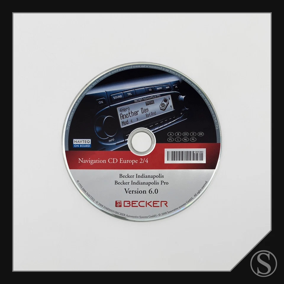 Becker Navigation CD Europe 6.0 Navigationssoftware 1965.409 Indianapolis Pro - Bild 3 von 4