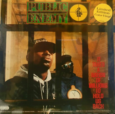 PUBLIC ENEMY LP It Takes A Nation Of Millions RED COLOURED