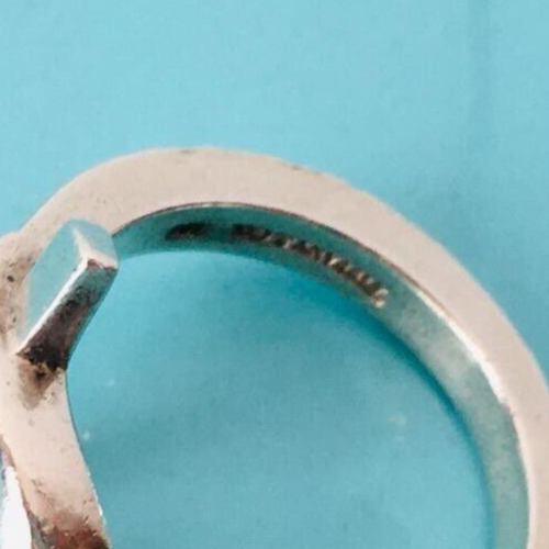 Tiffany & Co. Paloma Picasso Loving Heart Anillo Diamante Plata 925 Tamaño... - Imagen 13 de 15