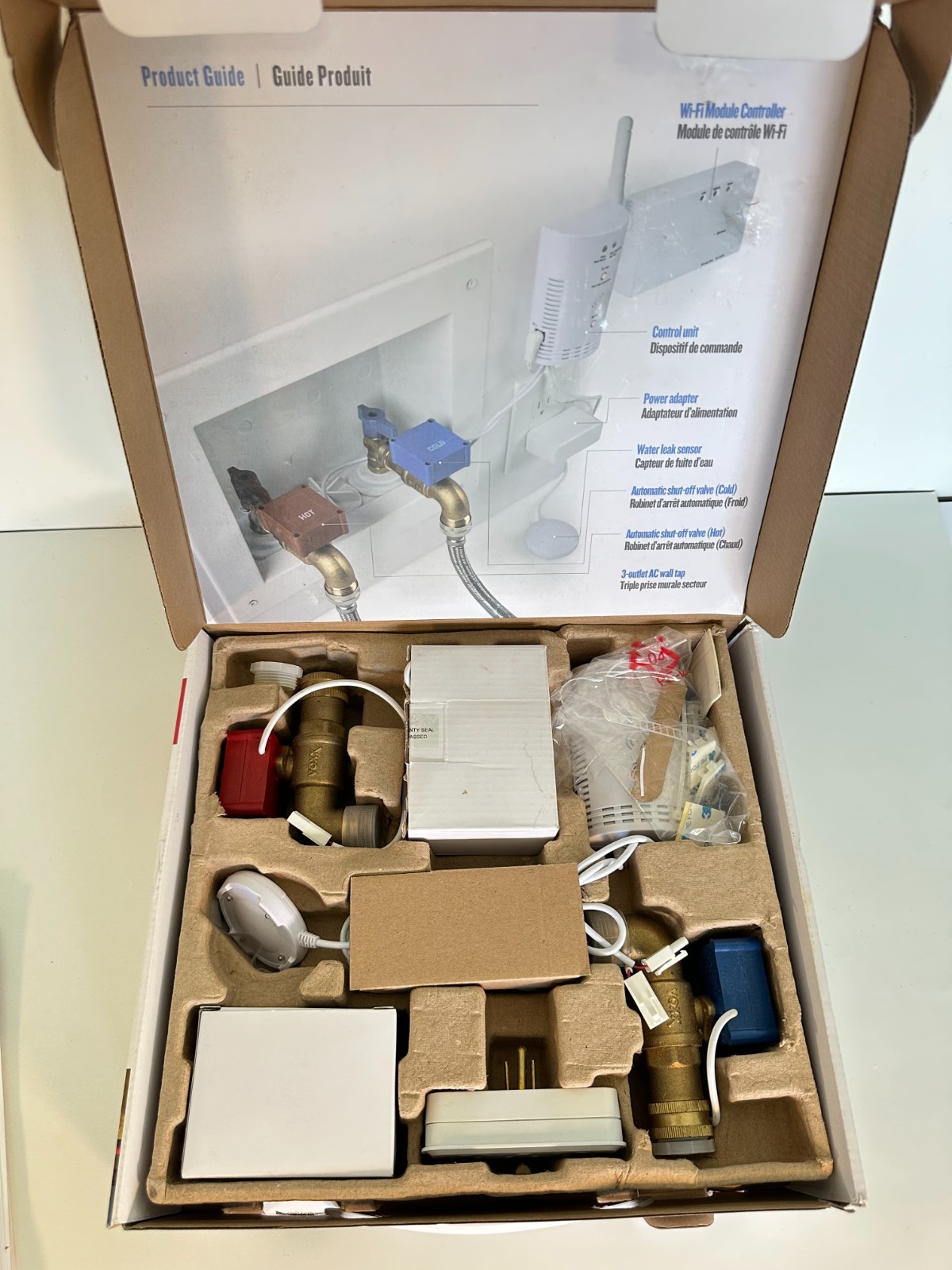 Smart Laundry Water Leak Detector & Auto Shut-Off System APP Alerts MYGUARD RCA