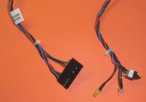 LED gelb+LED grün+Resettaster Kabel für PC Computer Motherboard Stecker 12 PIN