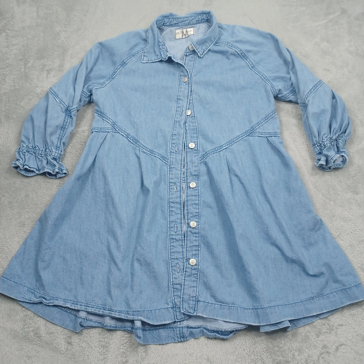 Collared Blue Dresses for Women for sale | eBay