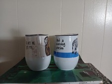 2 Sippy Cups Insulated Made In America Good Condition Cleaned