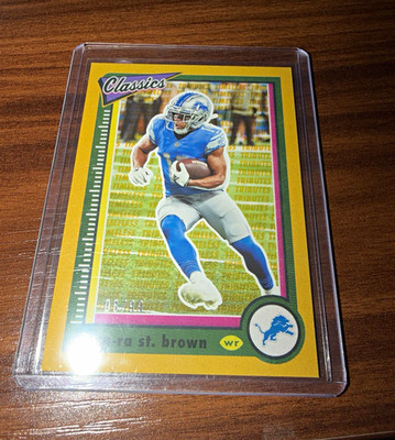 Panini 2022 Classics Amon-Ra St. Brown #30 Lions /99