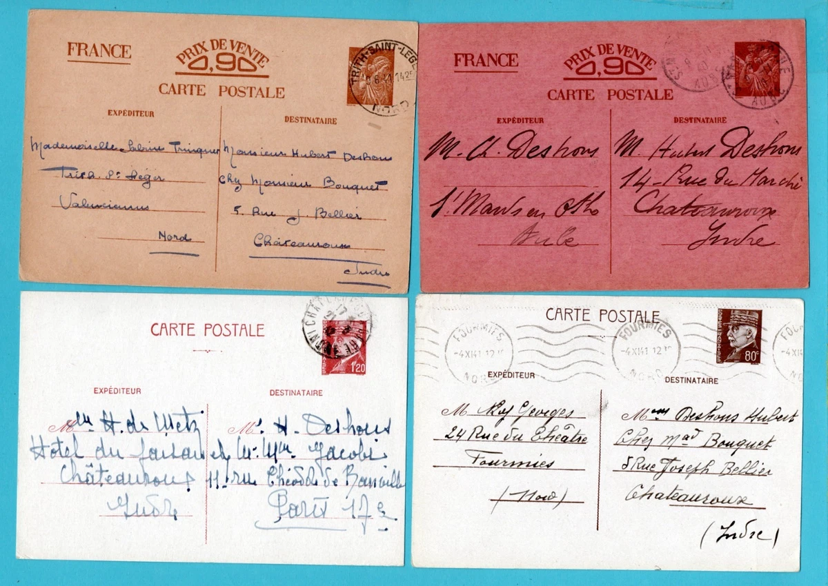 French WWII Postal Card, Stationery Stamps for sale | eBay