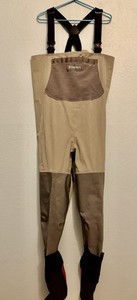Salopette De Pêche Simms Waders En Gore-Tex - Taille M-King, Couleur Beige, Occasion