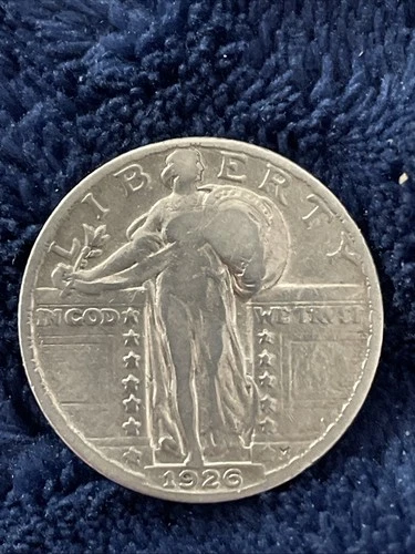 1926-P  Standing Liberty Quarter~ 90% Silver