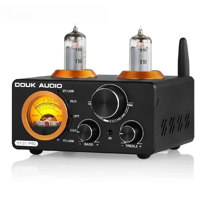 HiFi Bluetooth 5.0 Vacuum Tube Amplifier USB DAC Stereo Receiver COAX/OPT Audio