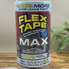 Flex Seal Flex Tape MAX 8 in. W X 25 ft. L Clear Waterproof Repair Tape