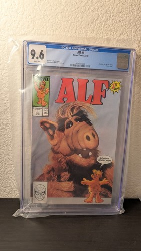ALF #1 CGC 9.6 1988 TV Series Marvel Near Mint+ White Pages