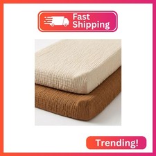 Muslin Changing Pad Cover, Baby Diaper Changing Table Pad Sheets, Cotton Soft Br