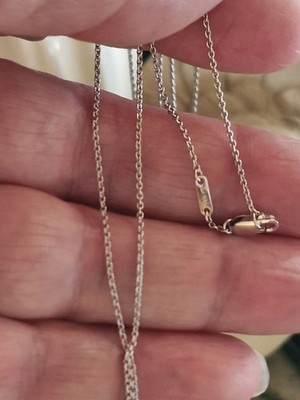 Kette aus 18 Karat Weißgold, Dinh Van, 2,51 Gramm, 50 cm