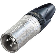 Rapco Neutrik XXSeries XLR 3Pin Inline Connector Silver Contacts Male