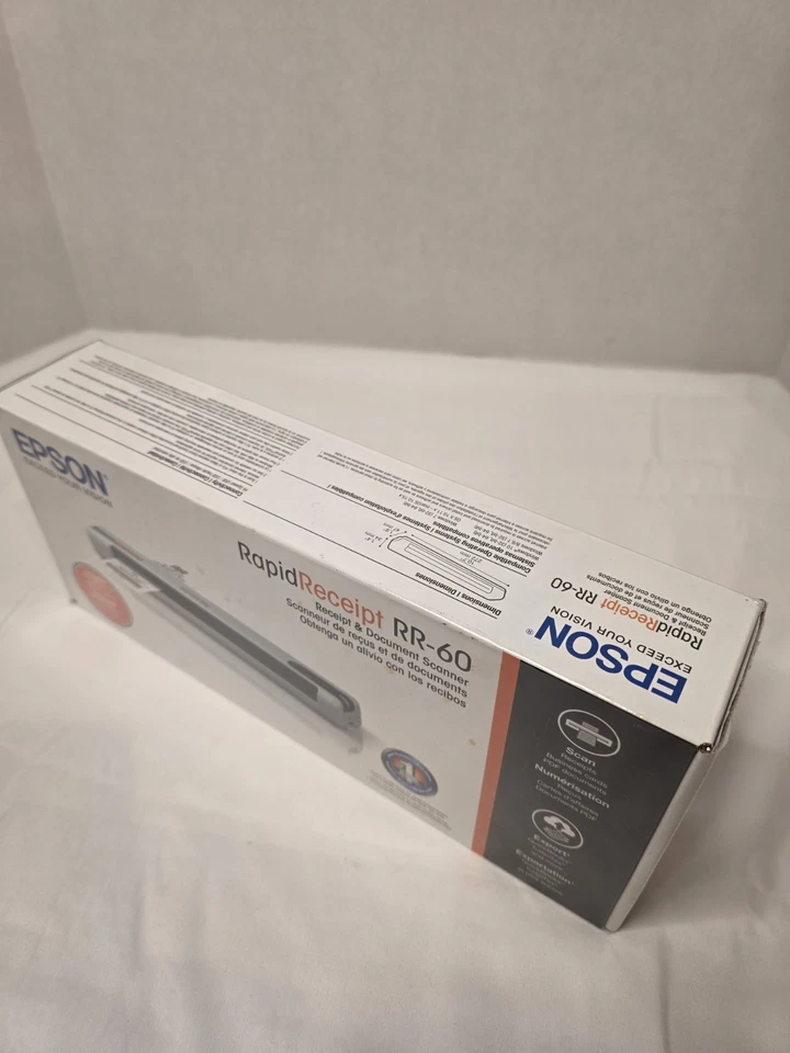 Epson RapidReceipt RR-60 Mobil Receipt and Color Document Scanner Brand New - Image 3 of 4