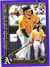 2025 Topps Update #US79 Willie MacIver Purple Rainbow Foil #/250