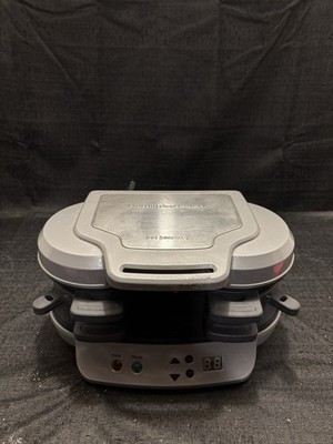 Hamilton Beach Dual Breakfast Sandwich Maker with Timer, Silver (25490A) 28