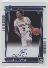 2021-22 Panini Donruss Optic Rated Rookie Signatures Herbert Jones #157 Auto 3hd