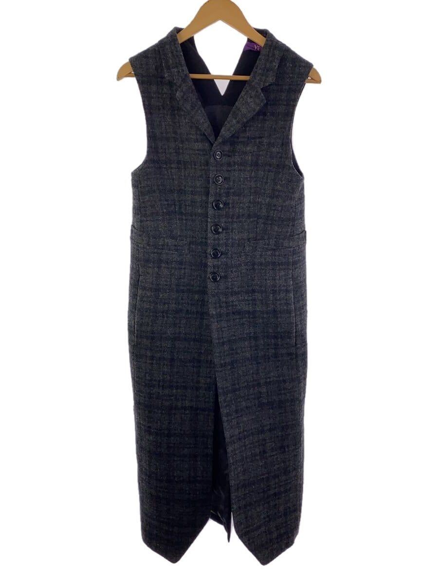 ALTRA YOHJI YAMAMOTO altro cappotto 1 lana grigio check YR J44 831