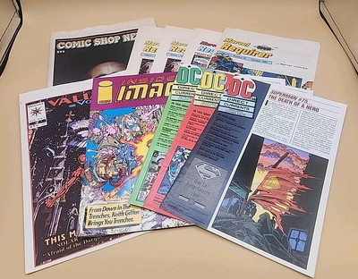 Direct Currents #58, Valiant Voice, Inside Image, Marvel Requirer Mixed Lot