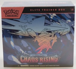 Pokemon Mega Evolution Chaos Rising Elite Trainer Box Factory Sealed