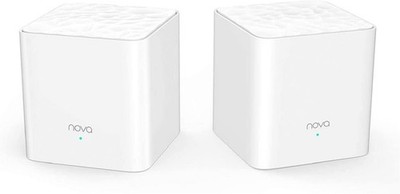 Tenda Nova MW3 Mesh WLAN 1200 Mbps Dual Band 200m² 4x LAN Smart Roaming 2er-Pack
