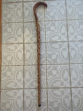 Vintage Primitive Vine Cane American Folk Art Walking Stick Handmade